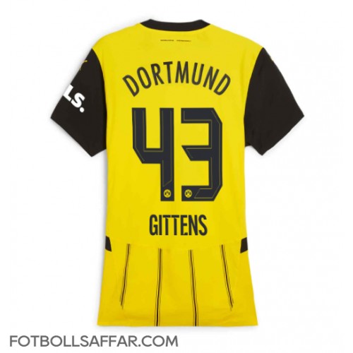 Borussia Dortmund Jamie Bynoe-Gittens #43 Hemmatröja Dam 2024-25 Kortärmad